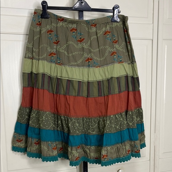 Venezia Womens Skirt Adjustable Sz 14/16 Boho Chic Gypsy Festival Hippie Grunge - Picture 3 of 10